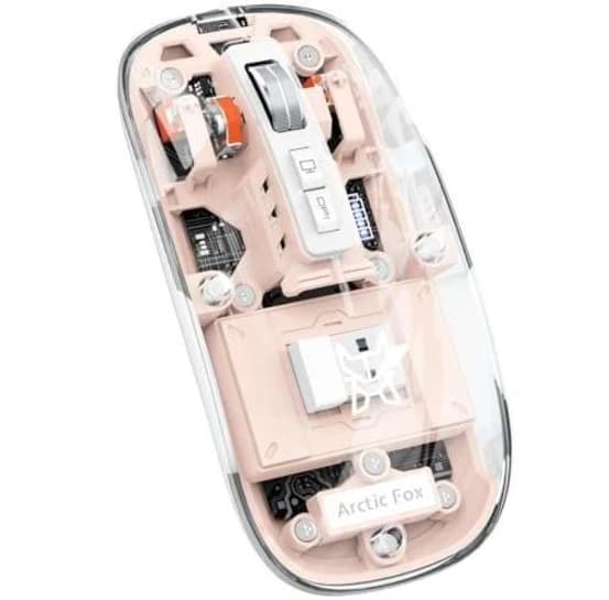 Q-10 Transparent Wireless LED Mouse (Multi-color)
