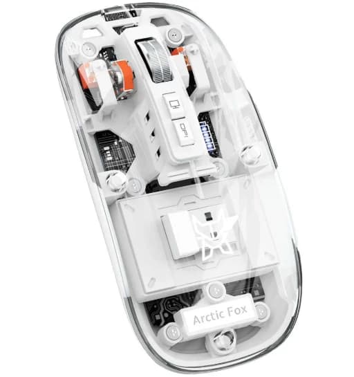 Q-10 Transparent Wireless LED Mouse (Multi-color)