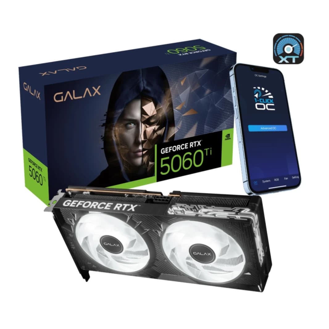 Galax RTX5060TI 1-Click OC 16GB DDR-7 Graphics Card