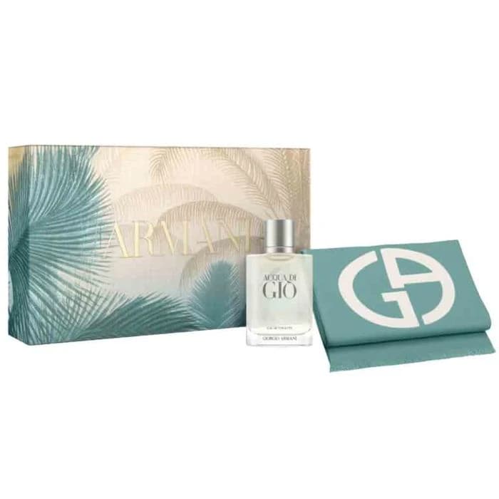 Giorgio Armani Acqua Di Gio EDT 100Ml + Beach Towel Gift Set For Men