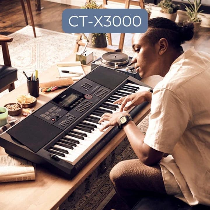 كيبورد كاسيو CT-X3000 - أسود