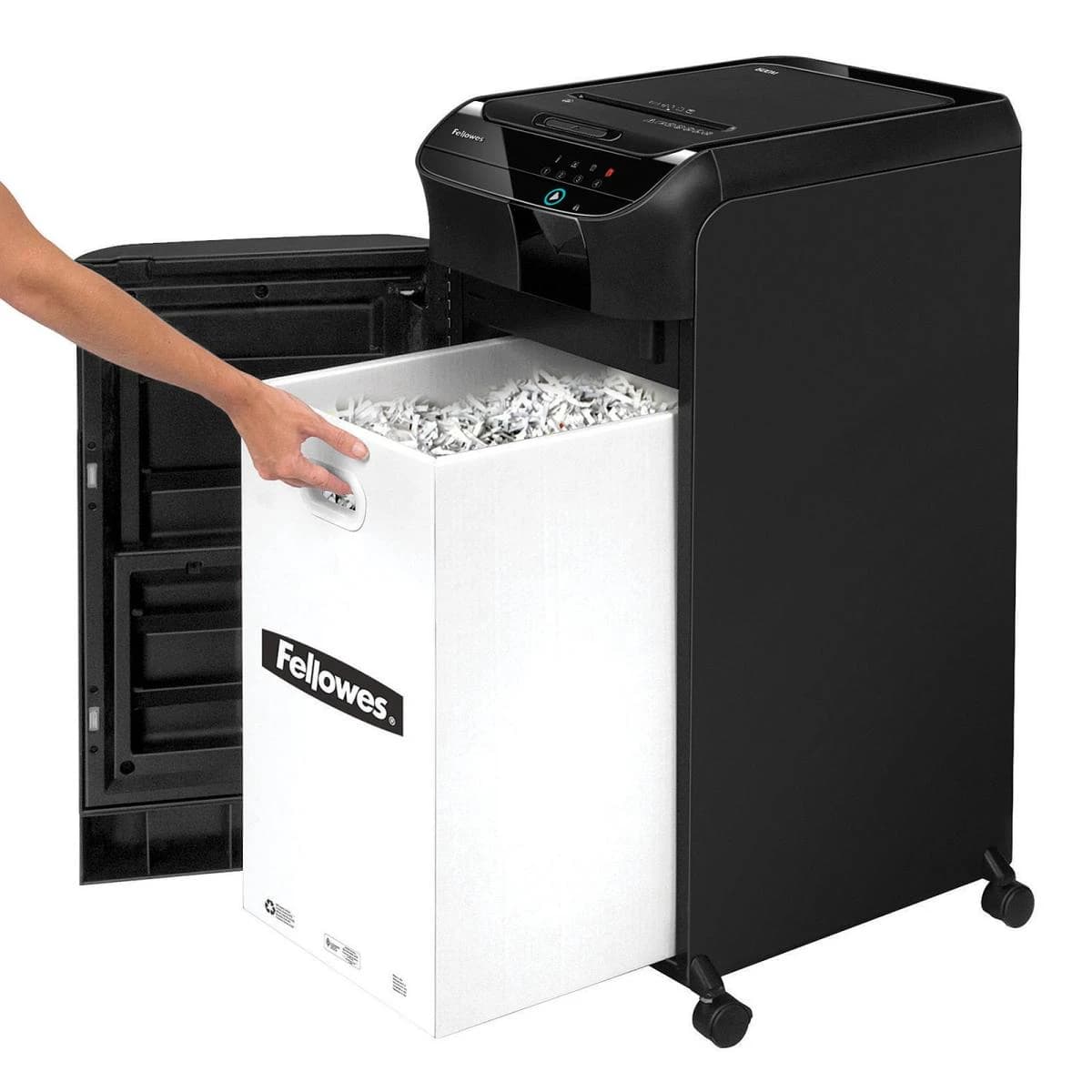 ماكينة تمزيق الورق Fellowes AutoMax 600M بتقنية التقطيع الدقيق