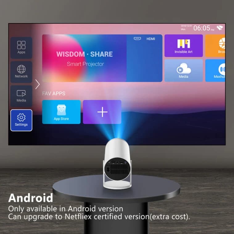 Rigal B66 Mini Smart Projector