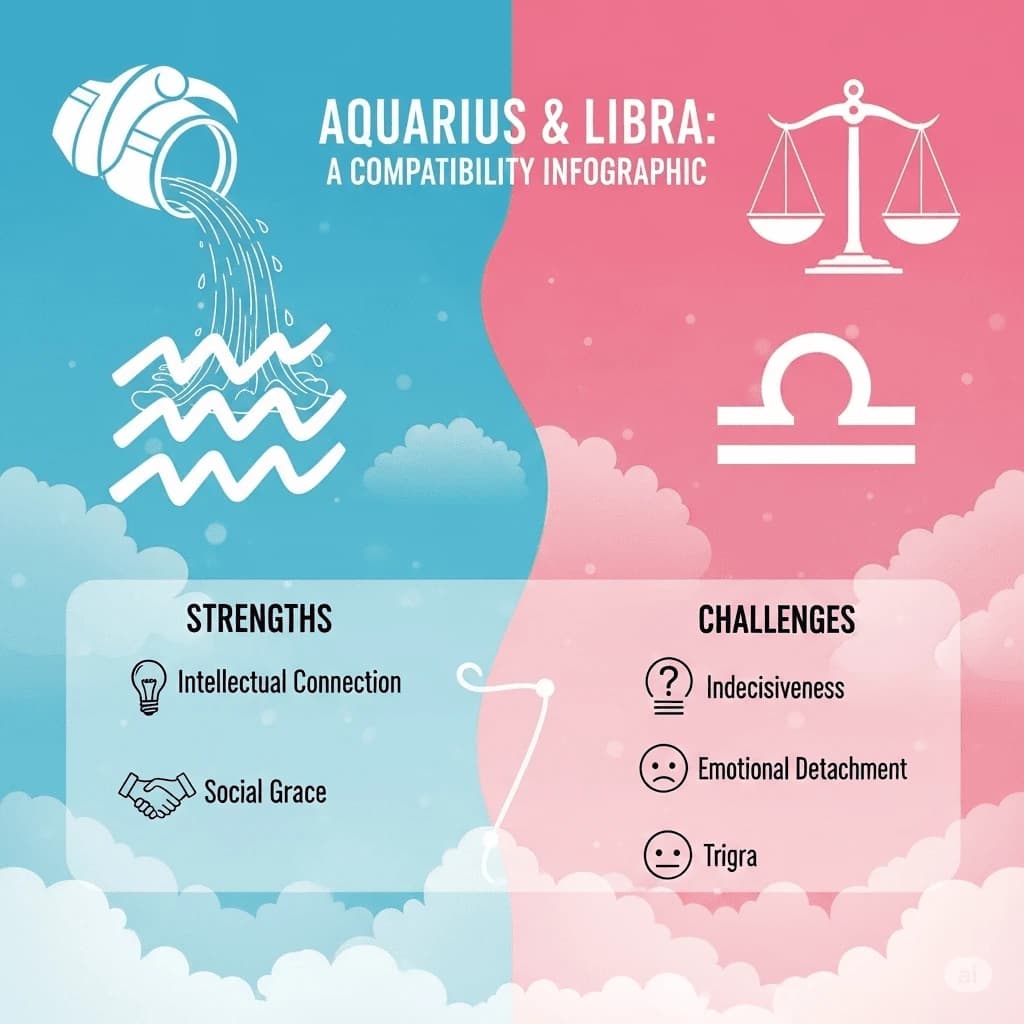 Compatibility percentage between Libra and Aquarius