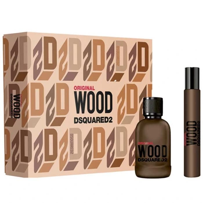 Dsquared2 Original Wood EDP 50Ml + EDP 10Ml Gift Set For Men
