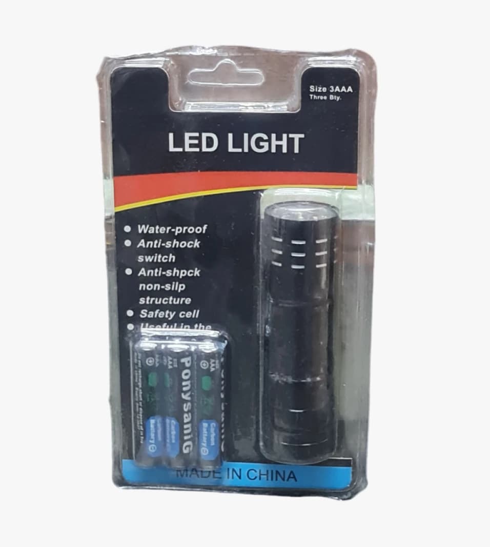 LED Flashlight with Waterproof Design, Aluminum Body, Practical Use for Various Needs