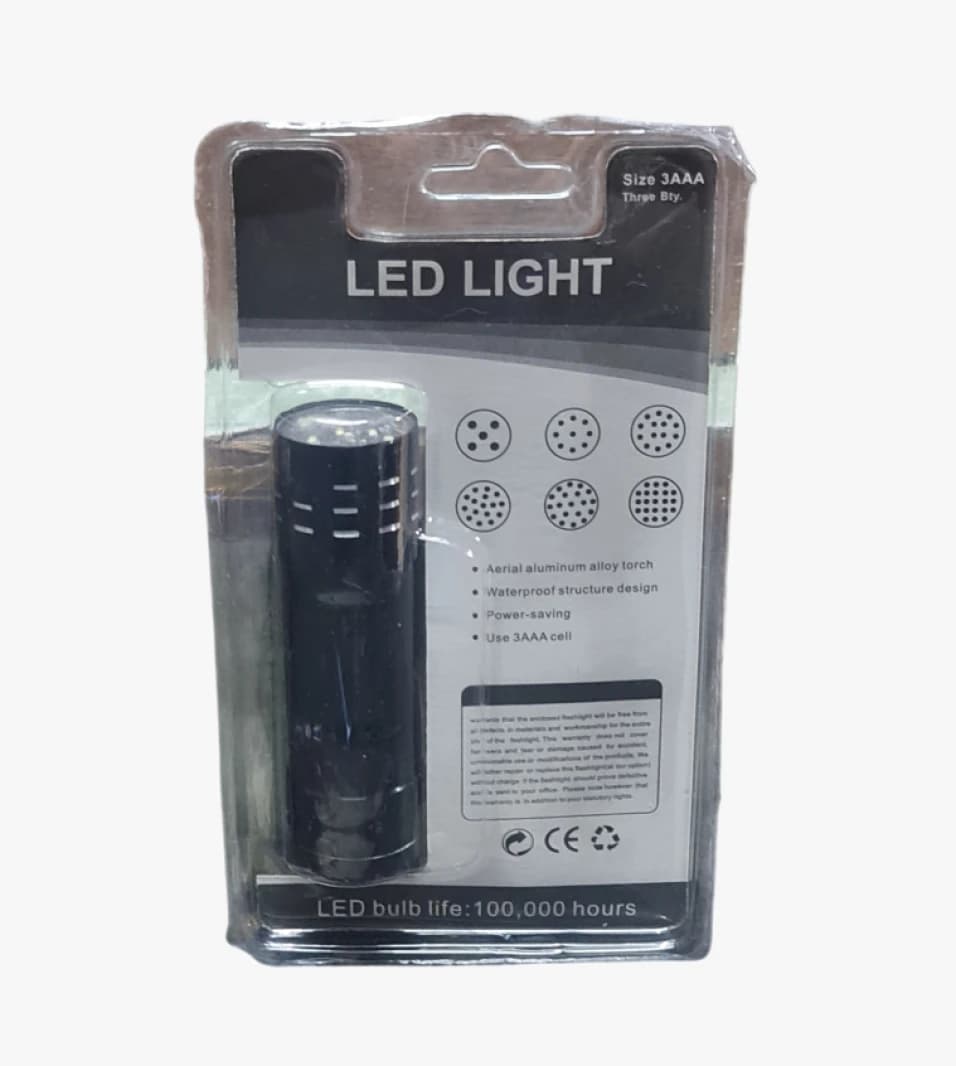 LED Flashlight with Waterproof Design, Aluminum Body, Practical Use for Various Needs