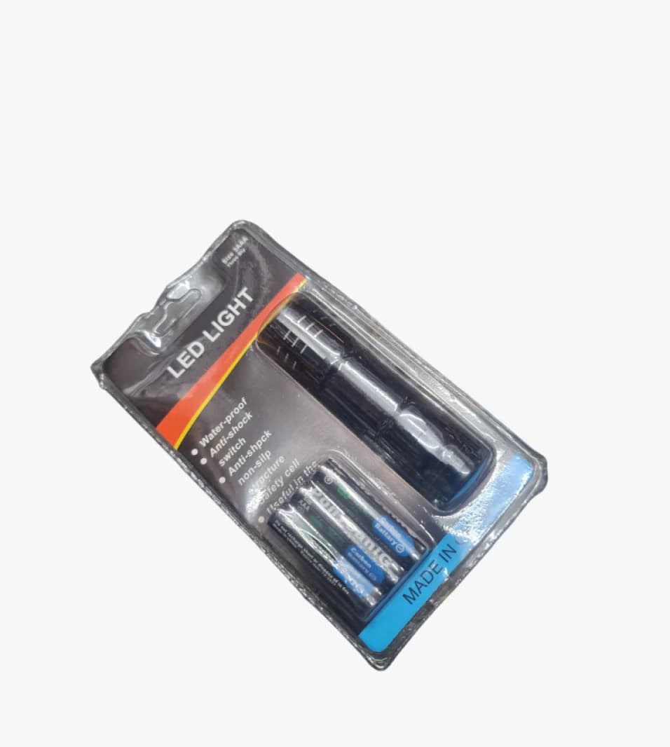 LED Flashlight with Waterproof Design, Aluminum Body, Practical Use for Various Needs