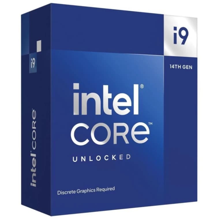 Intel Core i9-14900KF 14th Gen CPU Processor, Up To 6GHz, 24 Cores (8P+16E), 32 Threads, LGA1700 - Unlocked