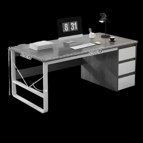Study Desk with Bottom Drawers