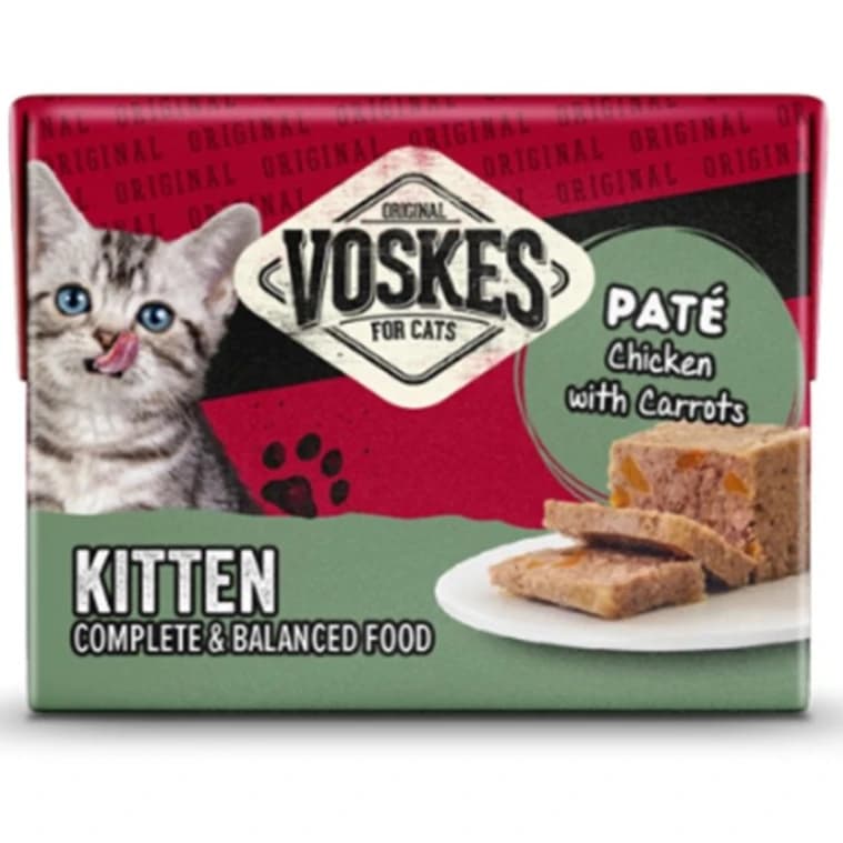 VOSKES PATE CHICKEN WITH CARROTS 8X85GR