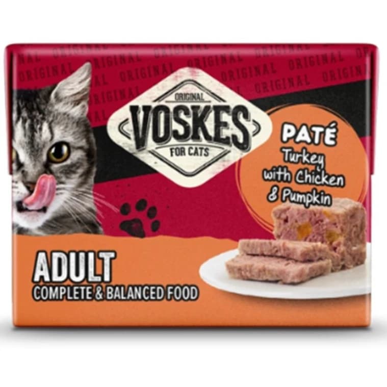 Voskes Pate Turkey with Chicken & Pumpkin 8x85g
