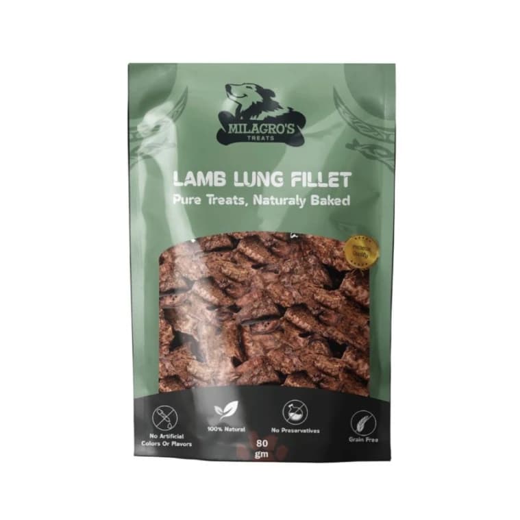 Milagros Lamb Lung Fillet 80gm