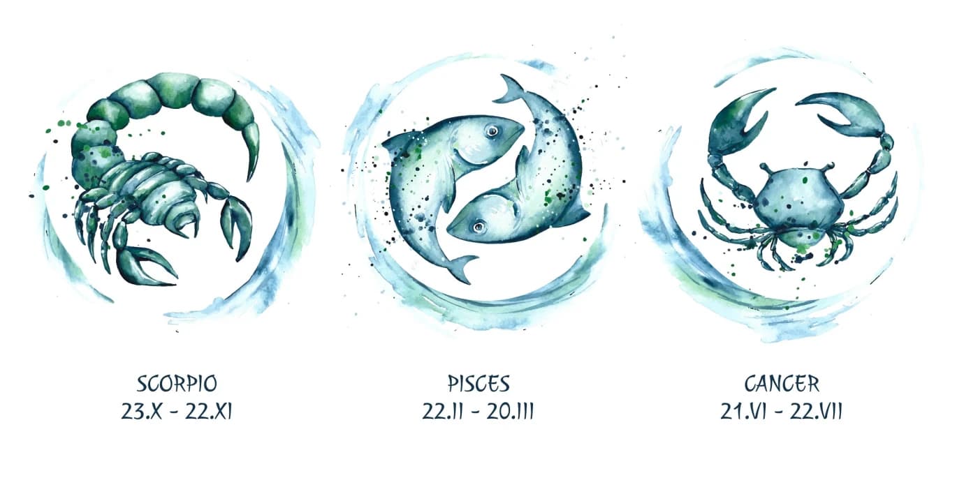 Zodiac Water Signs: Sensitivity and deep intuition