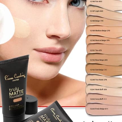 Pierre Cardin Truly Matte Foundation Shades