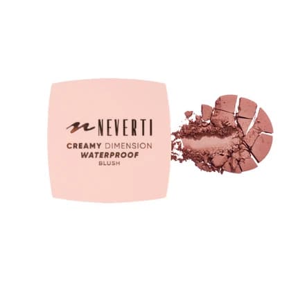 Neverti Creamy Dimension Waterproof Blush Shades