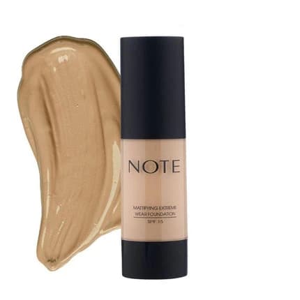 Note Maatifying Extreme Wear Foundation Shades SPF 15