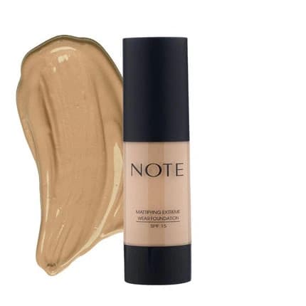 Note Maatifying Extreme Wear Foundation Shades SPF 15