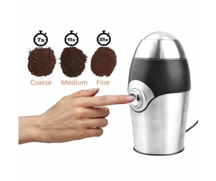 Enzo Italy Coffee and Grain Grinder with 200 Watts of Actual Power