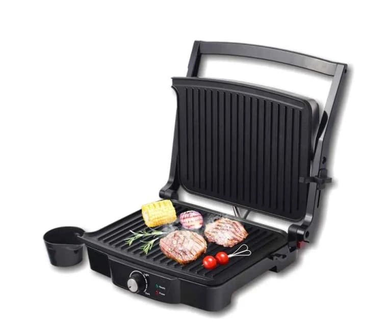 Enzo Italy 180 Degree Opening 2000W Contact Steak & Waffle Grill