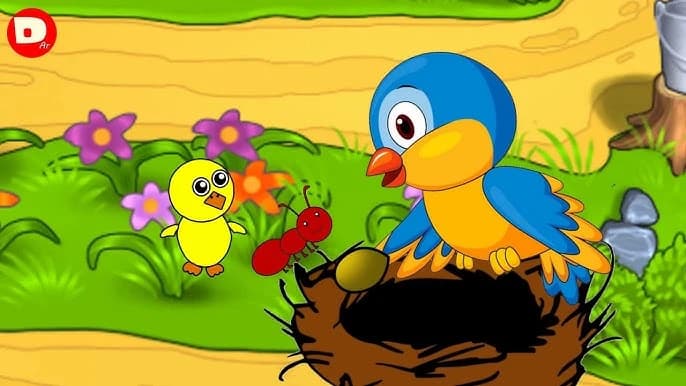 A bedtime story about the gentle bird
