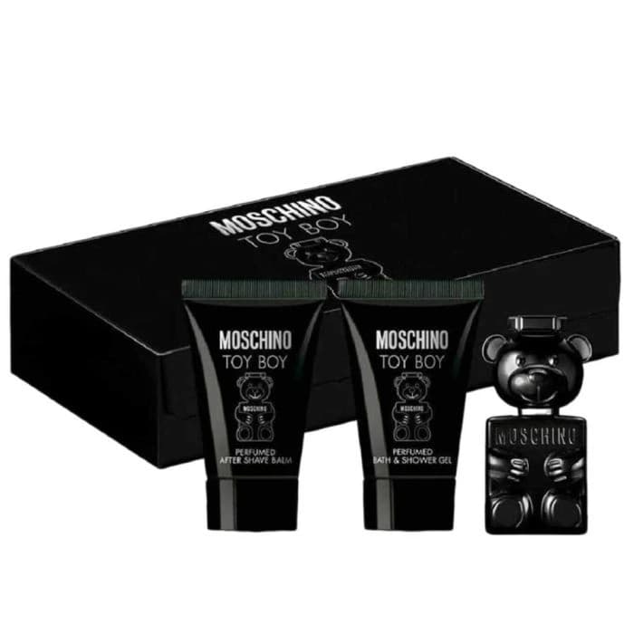 Moschino Toy Boy EDP 50Ml + Bath Shower Gel 50Ml + After Shave Balm 50Ml Gift Set For Men