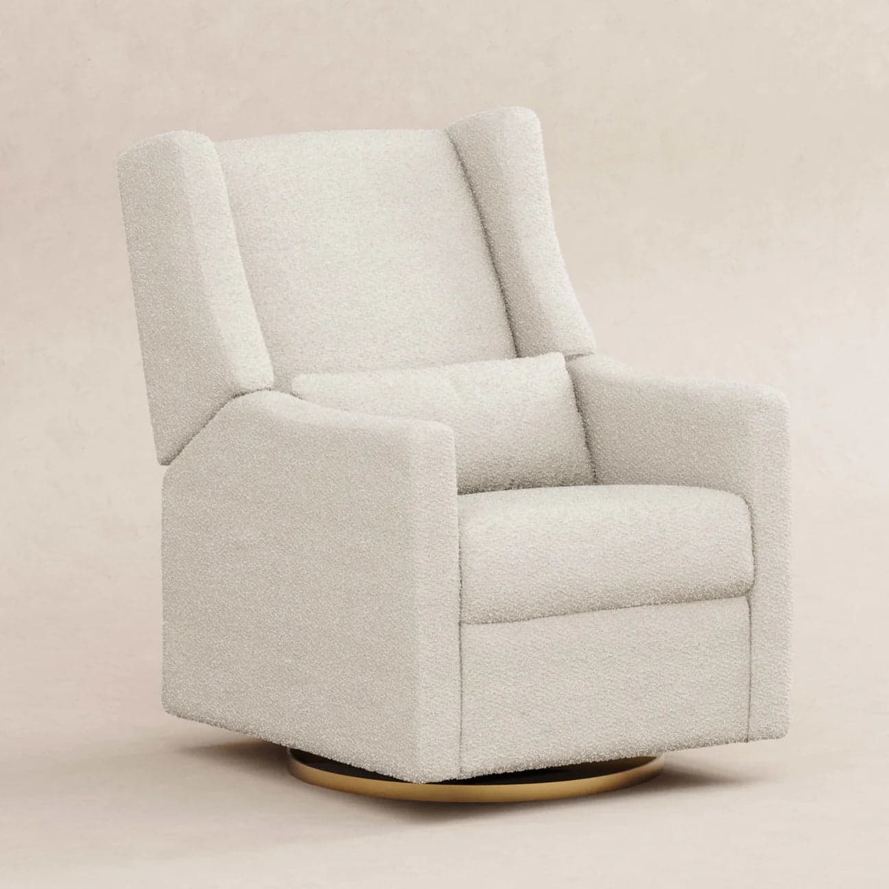 Kiwi Electronic Recliner and Swivel Glider in Boucle with USB port