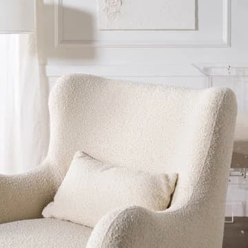 Pre-Order Solstice Swivel Glider in Boucle