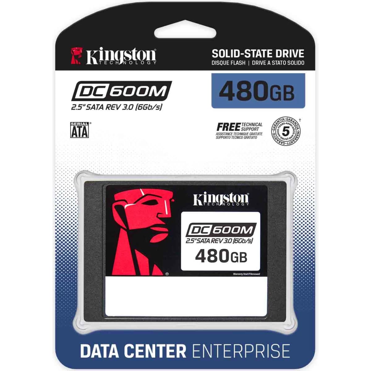Kingston DC600M 480GB Enterprise-Class SSD For Data Center & Server 2.5" SATA