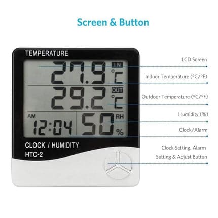 Hydrometer + Thermometer Watch (-50 / 70+)
