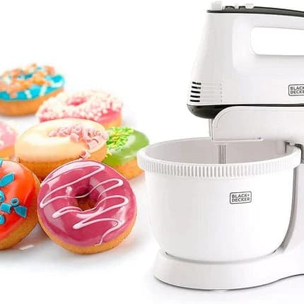 Black & Decker 300 Watt Multifunction 5-Speed Stand Mixer with Blender M700-B5