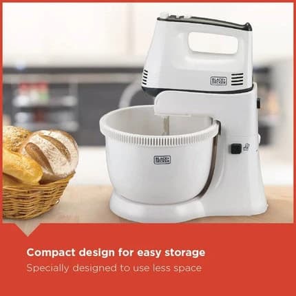 Black & Decker 300 Watt Multifunction 5-Speed Stand Mixer with Blender M700-B5