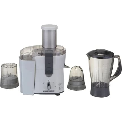 4-in-1 Food Processor Juicer, Blender, Chopper, and Grinder 400W JBGM600-B5