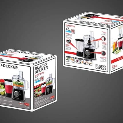 Black & Decker Food Processor 400W with Mixing Bowl FX400B-B5