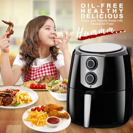 Mega Air Fryer 5.2L 1800W Black