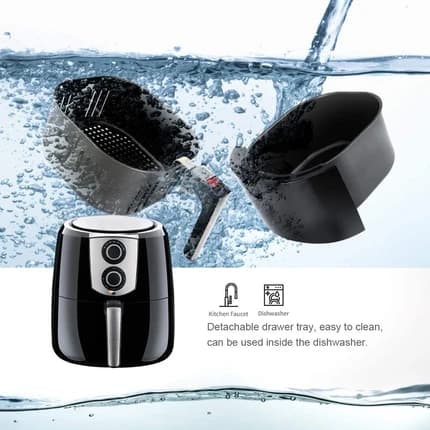 Mega Air Fryer 5.2L 1800W Black