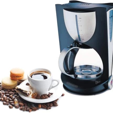 Black + Decker Coffee Maker, 10 Cups, 1.25L DCM80-B5