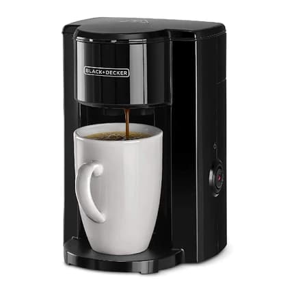 Black and Decker American Coffee Maker with 350W Coffee Mug DCM25N-B5