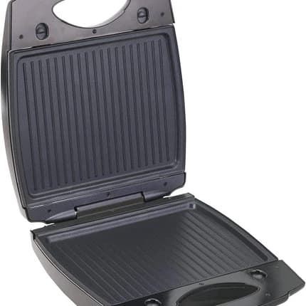 Black & Decker Sandwich Maker with 4 Slots, 1400W - Black TS4080-B5