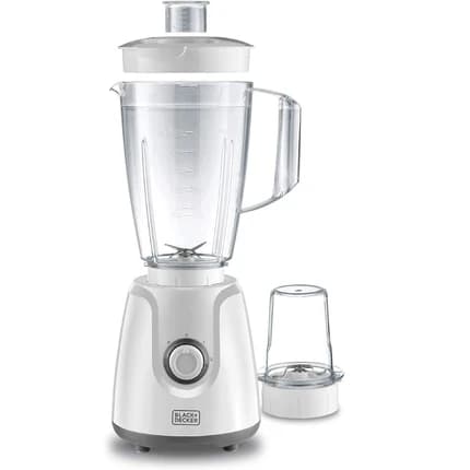 Black and Decker Blender 400 Watt with Grinder, White BX4030-B5