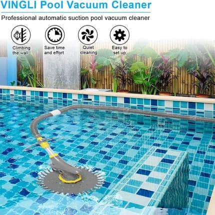 Automatic Pool Vacuum Cleaner by VINGLI