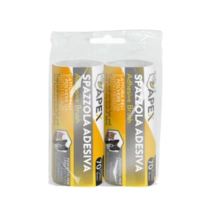 2 Replacement Adhesive Clothes Brushes by Apex