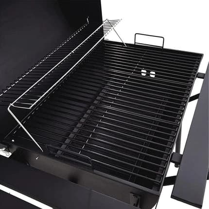 Mega Charcoal Grill with Side Table - 117*74*124 cm