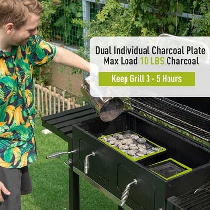 Mega Charcoal Grill 164*45.5*114 cm