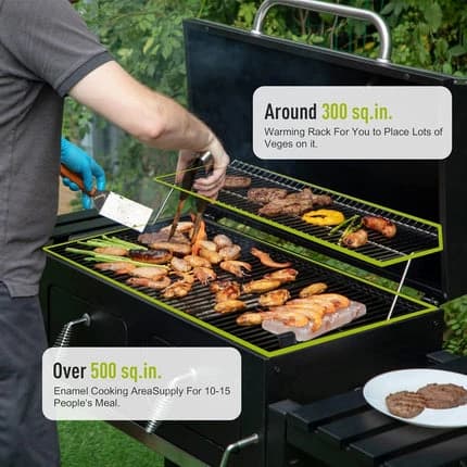 Mega Charcoal Grill 164*45.5*114 cm