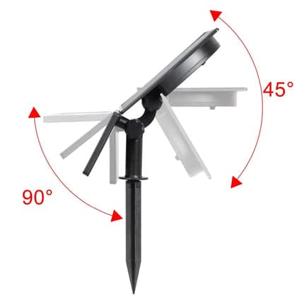 Versatile 50W Solar-Powered LED Garden Spotlight