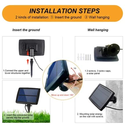 Solar-Powered Garden String Lights