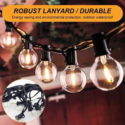 Solar-Powered Garden String Lights
