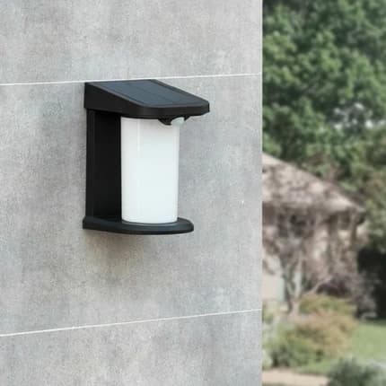 Solar Powered Wall Light with Motion Sensor