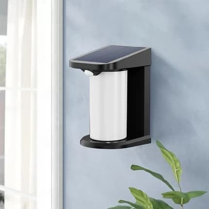 Solar Powered Wall Light with Motion Sensor